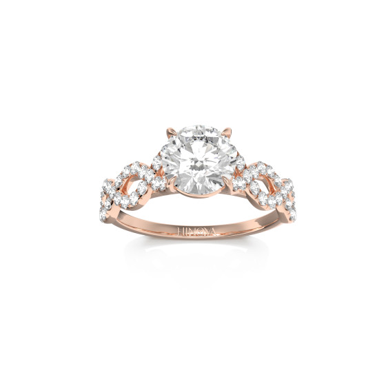 VOLUPTÉ Rond or rose 18 carats