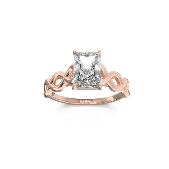 LIEN Radiant or rose 18 carats