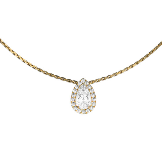 DIVINE Poire pendentif or...