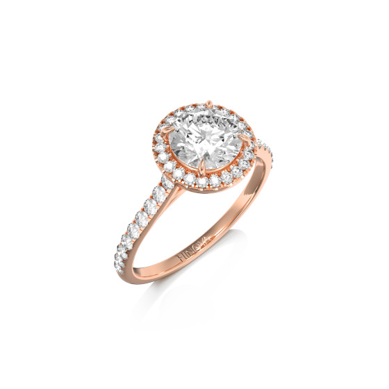 ENLACE Rond or rose 18 carats