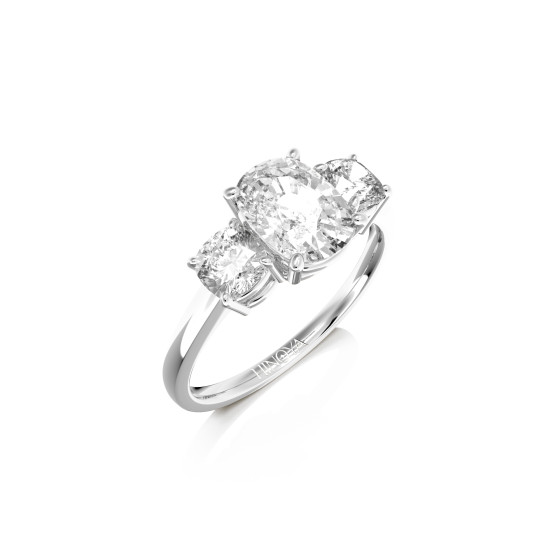 TRINITÉ Coussin or blanc 18 ct