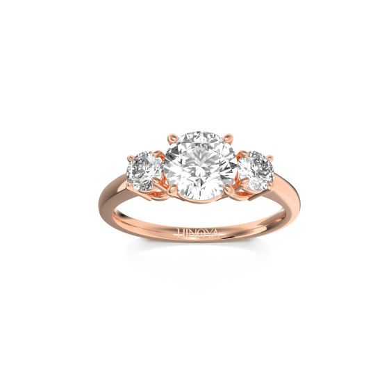 TRINITÉ Rond or rose 18 carats