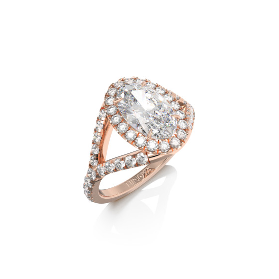 ANGE Ovale or rose 18 ct