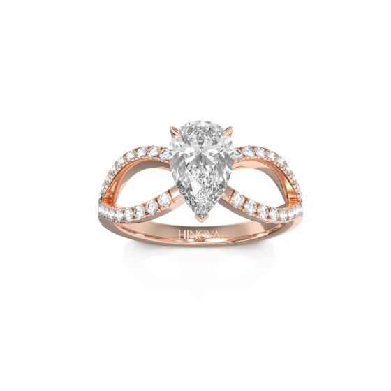 ENVOL Poire or rose 18 carats